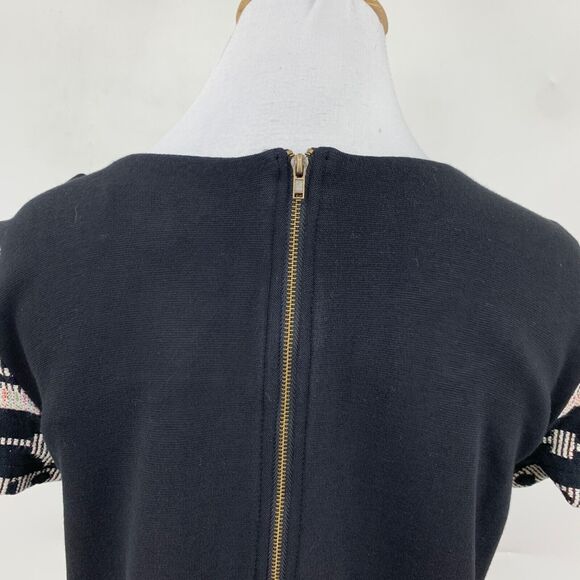 Sunday in Brooklyn Top Women S Small Black Ellery Woven Knit Aztec Anthropologie - Picture 6 of 14